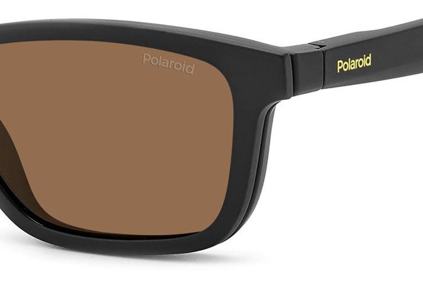 Naočale Polaroid PLD2147/CS 003/HE Polarized Pravokutan Crni