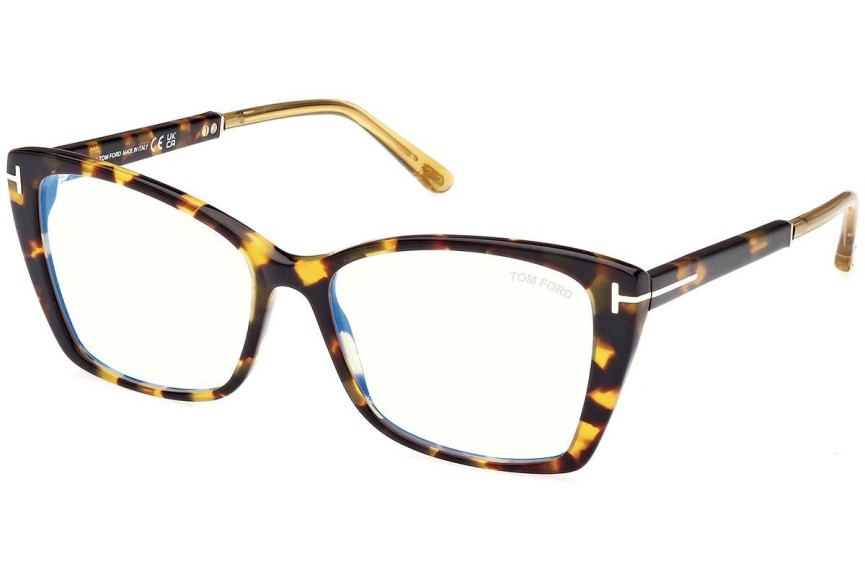 Naočale Tom Ford FT5893-B 055 Cat Eye Havana