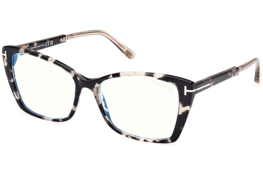 Naočale Tom Ford FT5893-B 005 Cat Eye Havana