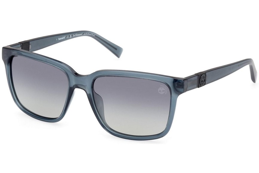 Sunčane naočale Timberland TB9322-H 92D Polarized Kvadratni Plavi