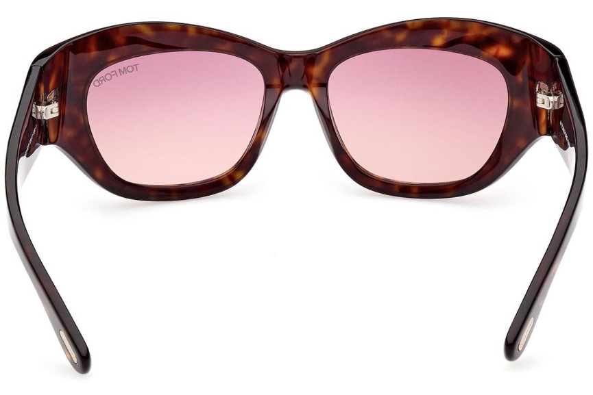 Sunčane naočale Tom Ford Brianna FT1065 52T Cat Eye Havana