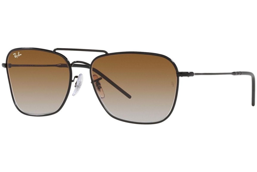 Sunčane naočale Ray-Ban Caravan Reverse RBR0102S 002/CB Pravokutan Crni