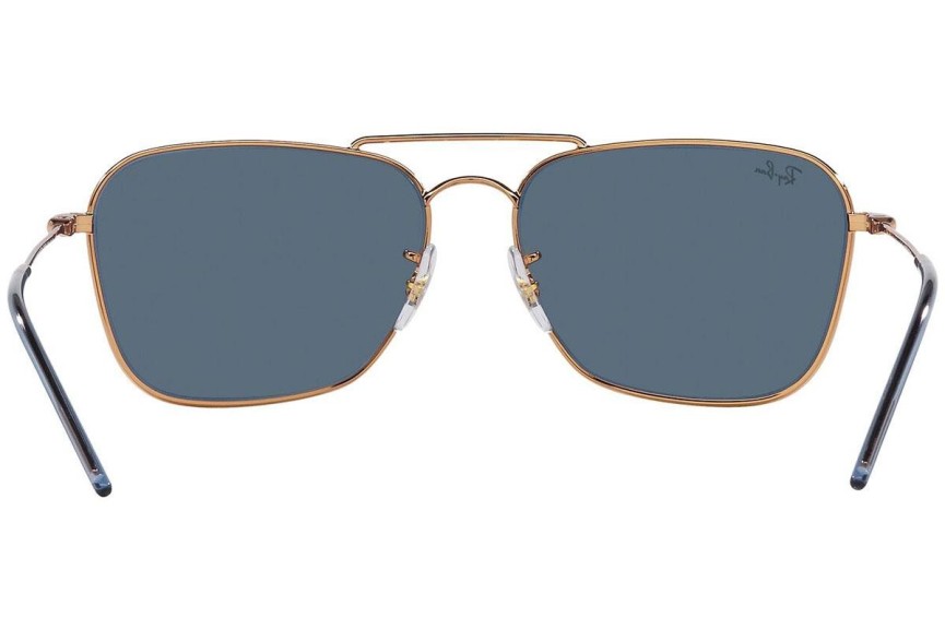 Sunčane naočale Ray-Ban Caravan Reverse RBR0102S 92023A Pravokutan Zlatni