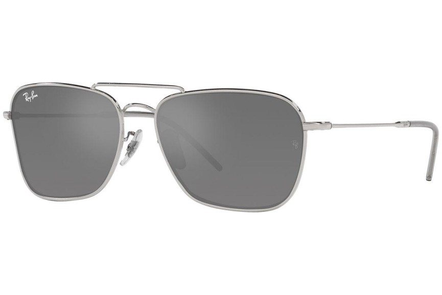 Sunčane naočale Ray-Ban Caravan Reverse RBR0102S 003/GS Pravokutan Srebrni