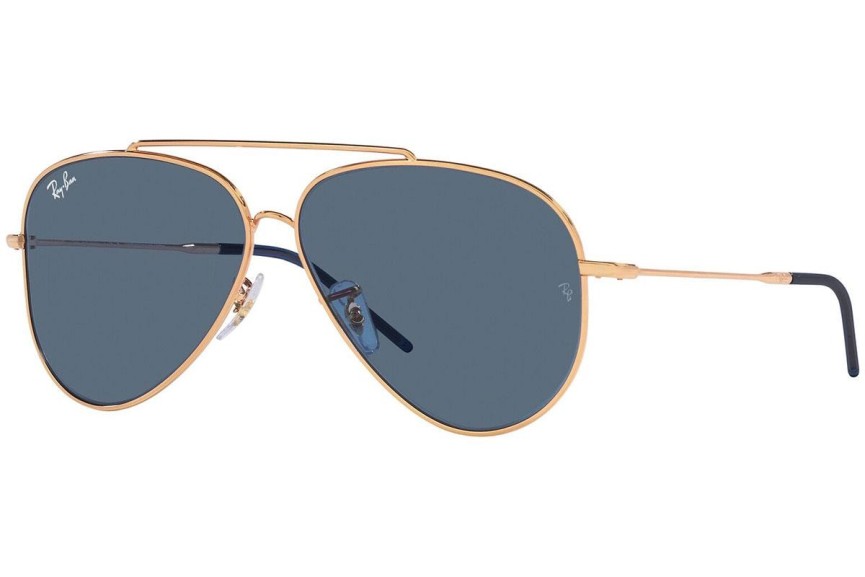 Sunčane naočale Ray-Ban Aviator Reverse RBR0101S 92023A Pilotski Zlatni