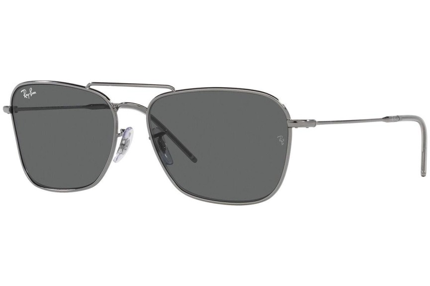 Sunčane naočale Ray-Ban Caravan Reverse RBR0102S 004/GR Pravokutan Sivi