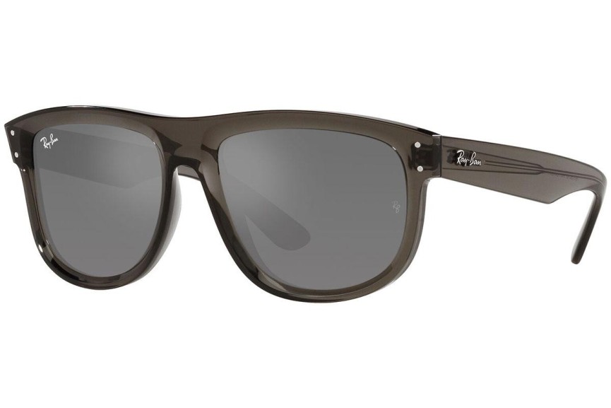 Sunčane naočale Ray-Ban Boyfriend Reverse RBR0501S 6707GS Kvadratni Sivi