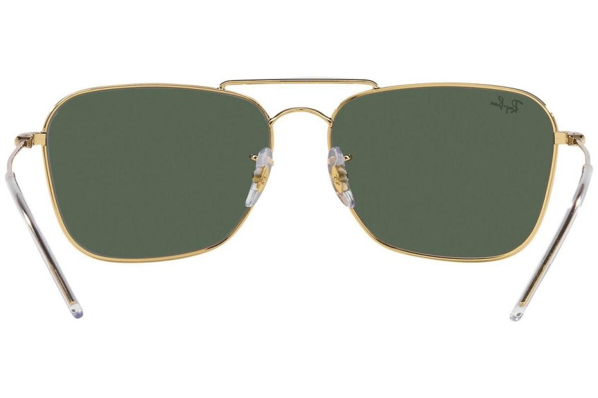 Sunčane naočale Ray-Ban Caravan Reverse RBR0102S 001/VR Pravokutan Zlatni