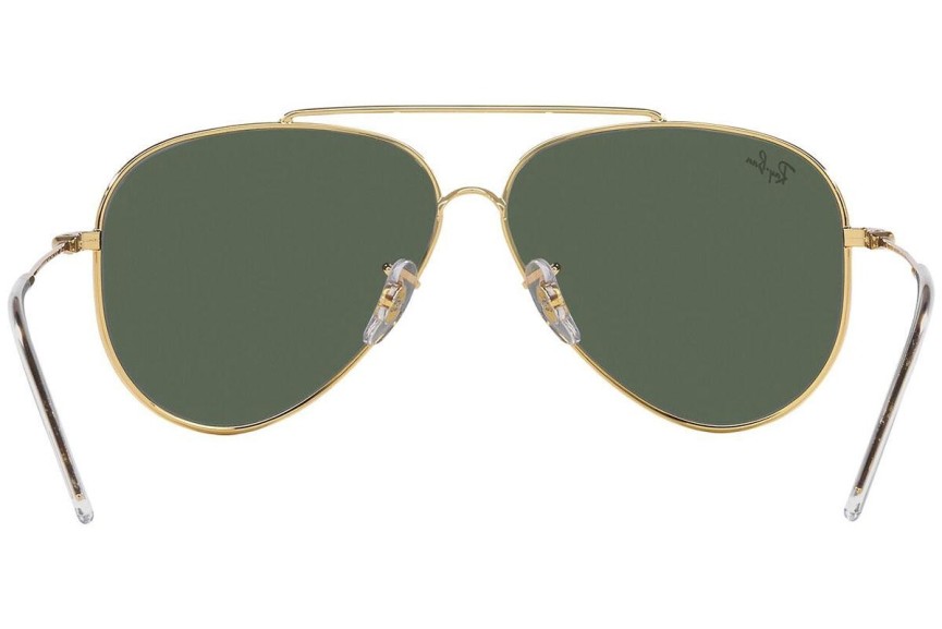 Sunčane naočale Ray-Ban Aviator Reverse RBR0101S 001/VR Pilotski Zlatni