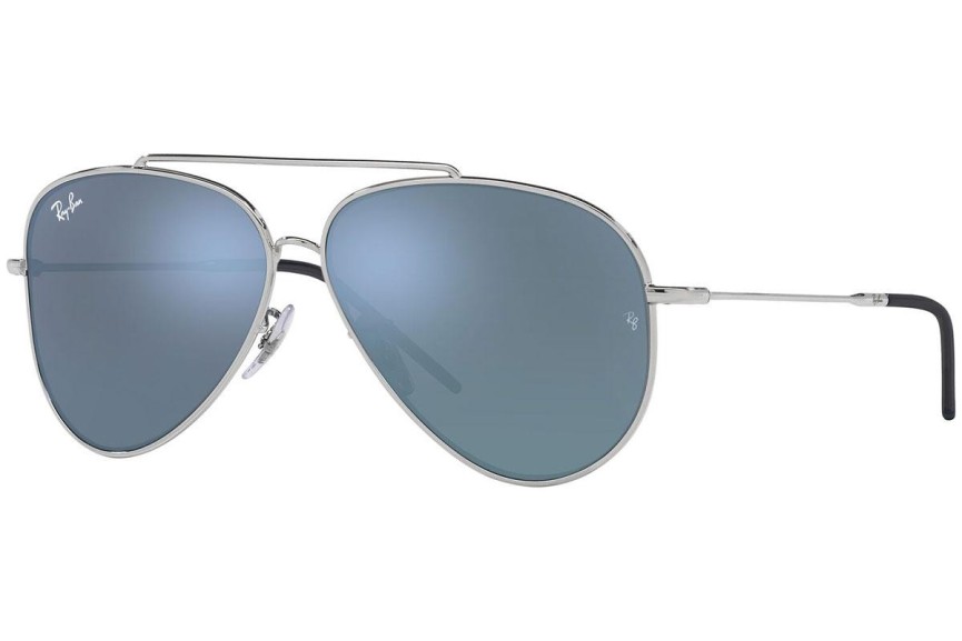 Sunčane naočale Ray-Ban Aviator Reverse RBR0101S 003/GA Pilotski Srebrni