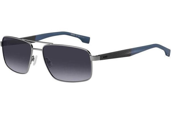 Sunčane naočale BOSS BOSS1580/S V84/1I Polarized Pilotski Srebrni