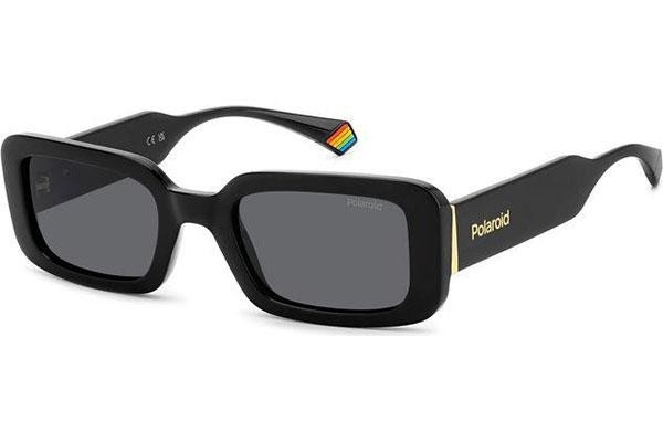 Sunčane naočale Polaroid PLD6208/S/X 807/M9 Polarized Pravokutan Crni