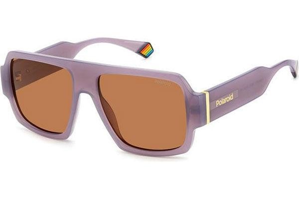 Sunčane naočale Polaroid PLD6209/S/X 789/HE Polarized Kvadratni Ljubičasti