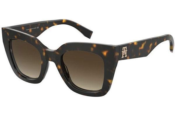 Sunčane naočale Tommy Hilfiger TH2051/S 086/HA Cat Eye Havana