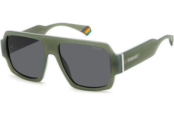 Sunčane naočale Polaroid PLD6209/S/X 1ED/M9 Polarized Kvadratni Zeleni