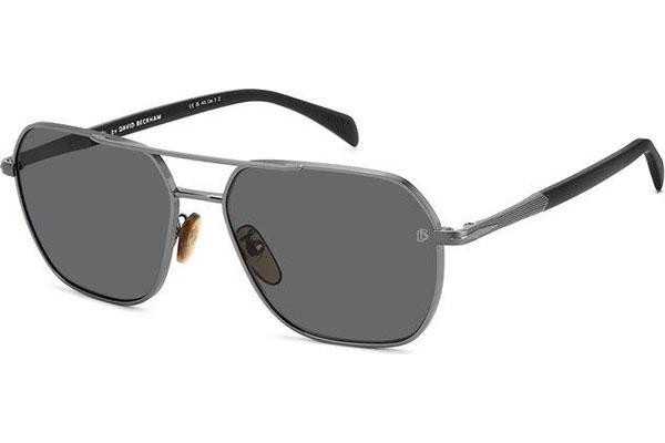 Sunčane naočale David Beckham DB1128/G/S V81/M9 Polarized Pilotski Sivi