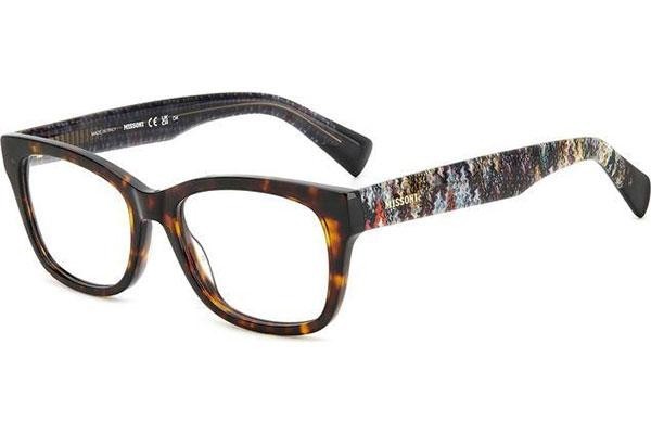 Naočale Missoni MIS0128 086 Pravokutan Havana