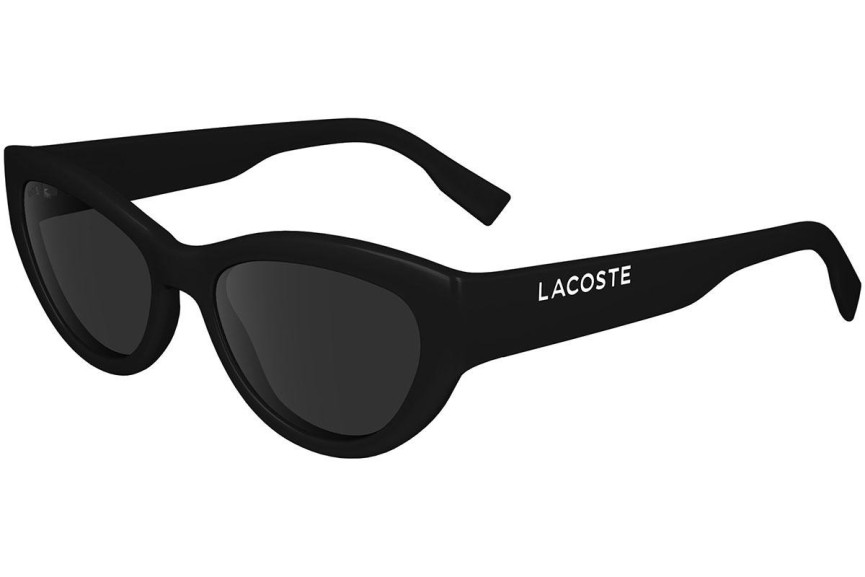 Sunčane naočale Lacoste L6013S 001 Cat Eye Crni