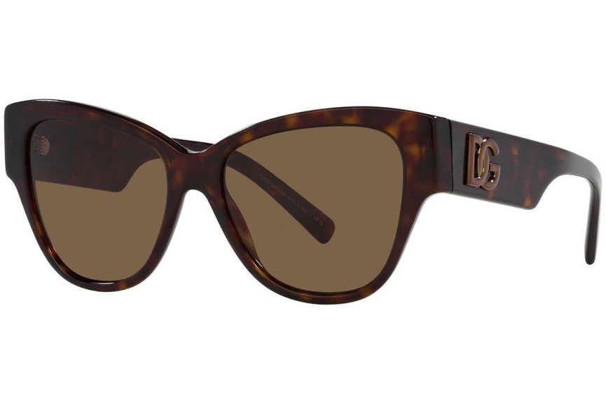 Sunčane naočale Dolce & Gabbana DG4449 502/73 Cat Eye Havana