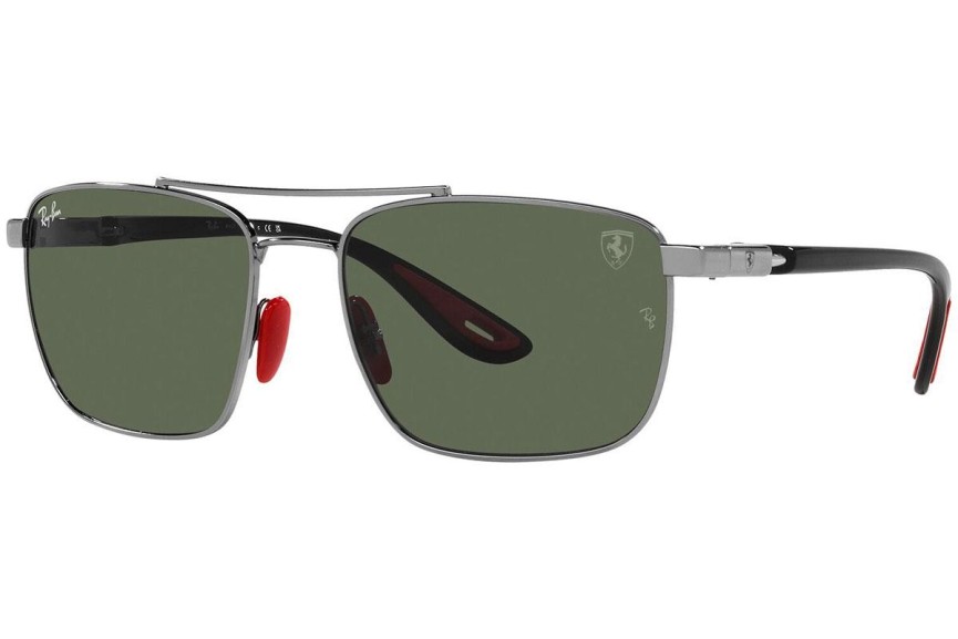 Sunčane naočale Ray-Ban RB3715M F00171 Pilotski Srebrni