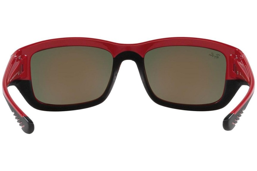 Sunčane naočale Ray-Ban RB4405M F6236Q Kvadratni Crveni