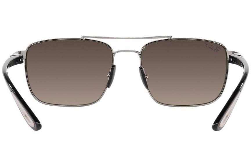 Sunčane naočale Ray-Ban RB3715M F0845J Polarized Pilotski Srebrni