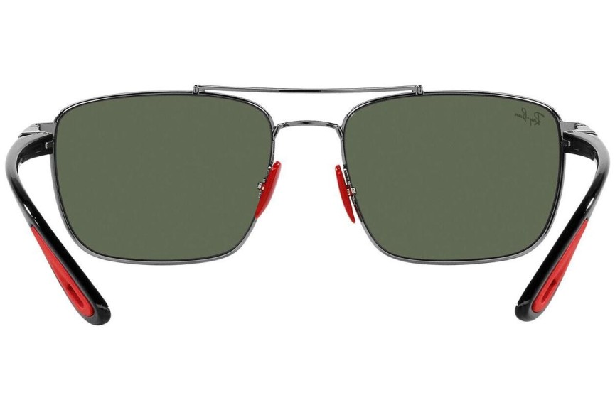 Sunčane naočale Ray-Ban RB3715M F00171 Pilotski Srebrni