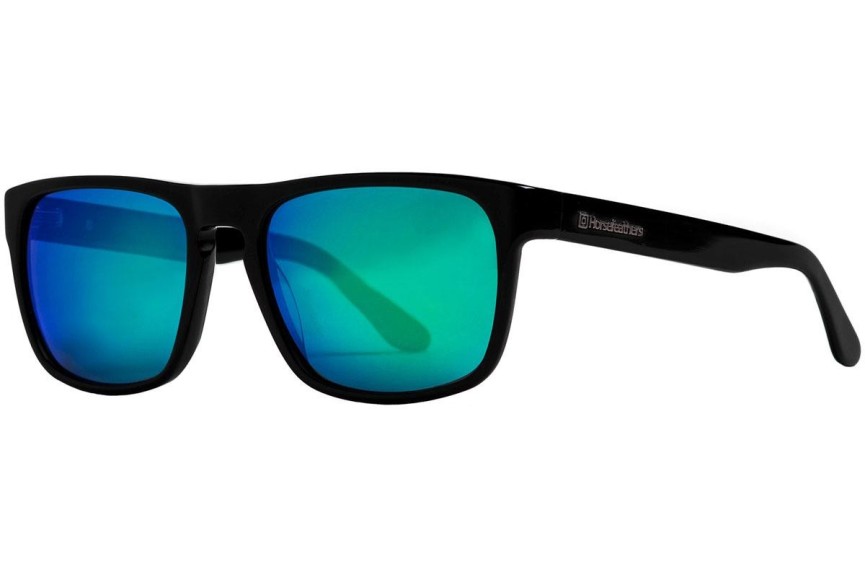 Sunčane naočale Horsefeathers Keaton AM082B Polarized Kvadratni Crni