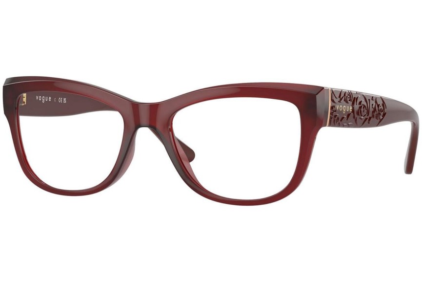 Naočale Vogue Eyewear VO5528 3094 Cat Eye Crveni