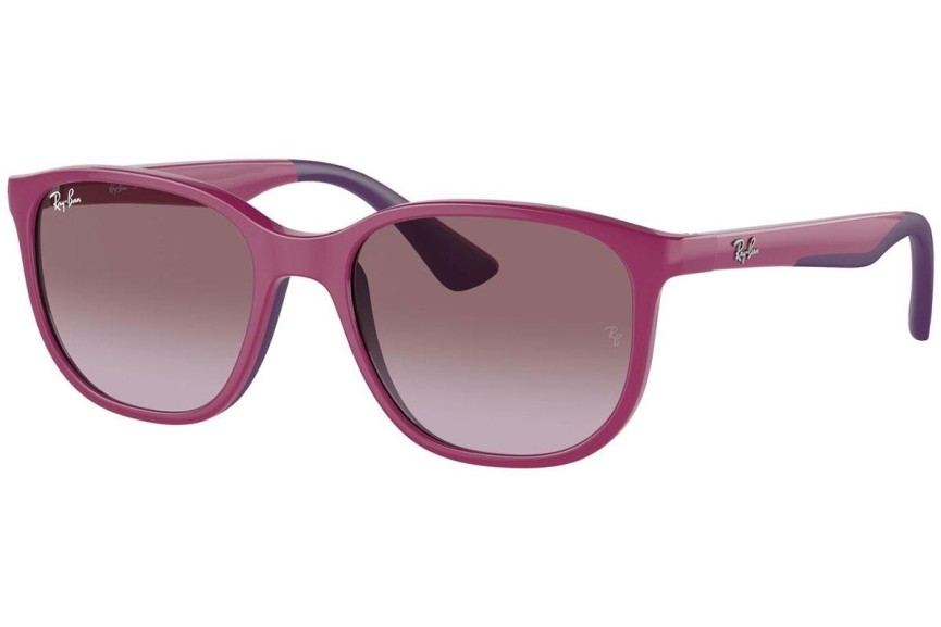 Sunčane naočale Ray-Ban Junior RJ9078S 71498H Kvadratni Ružičasti