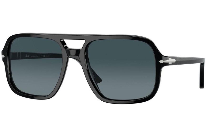 Sunčane naočale Persol PO3328S 95/S3 Polarized Pilotski Crni