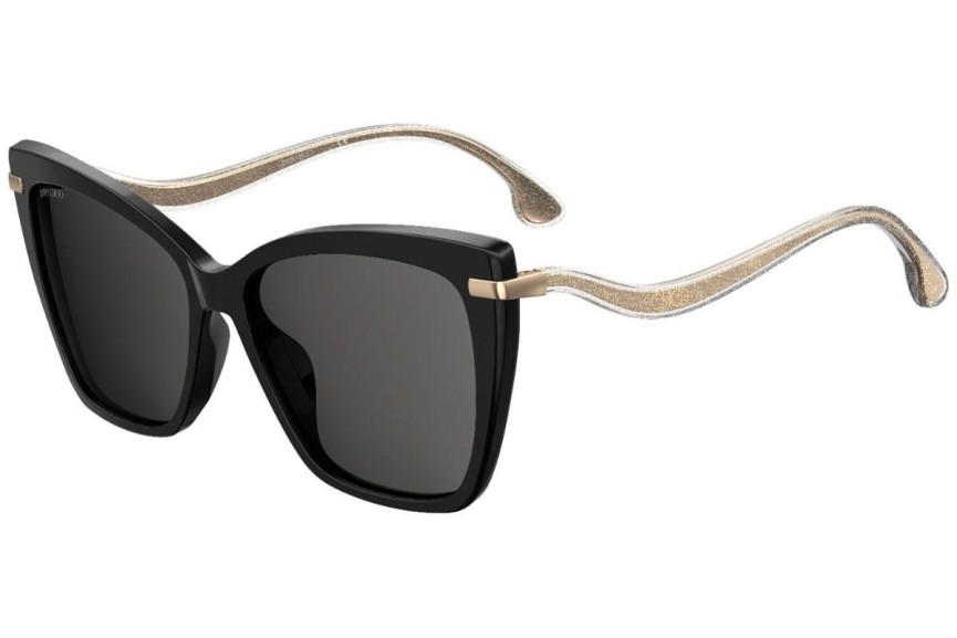 Sunčane naočale Jimmy Choo SELBY/G/S 807/M9 Polarized Oversize Crni