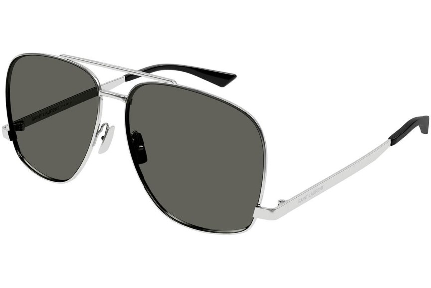 Sunčane naočale Saint Laurent SL653LEON 001 Pilotski Srebrni