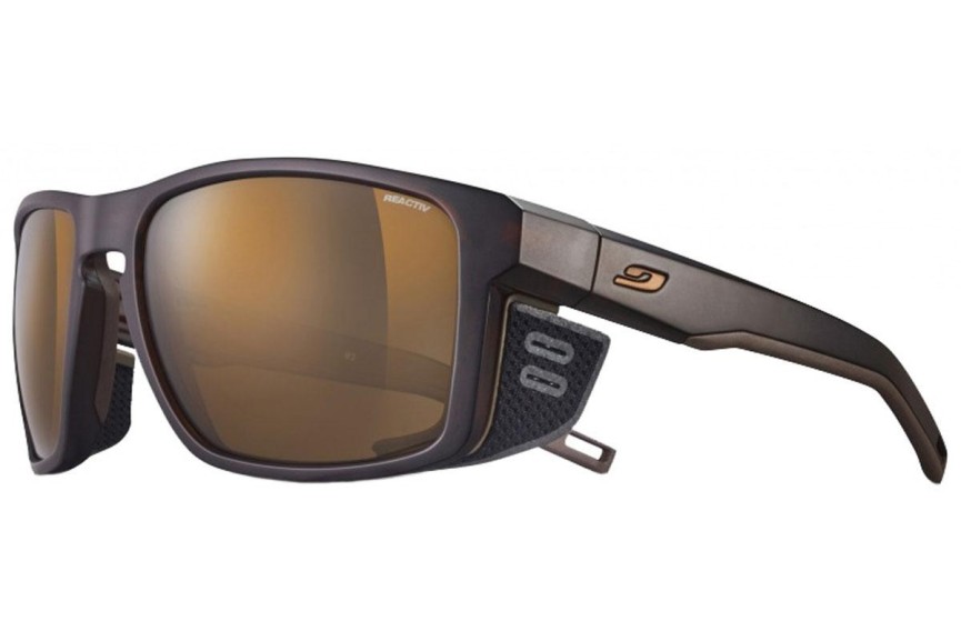 Sunčane naočale Julbo Shield J506 5051 Polarized Pravokutan Smeđi