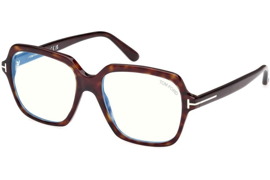 Naočale Tom Ford FT5908-B 052 Kvadratni Havana