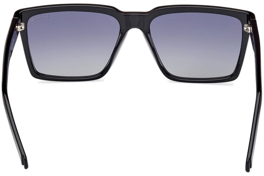 Sunčane naočale Guess GU00084 01D Polarized Kvadratni Crni