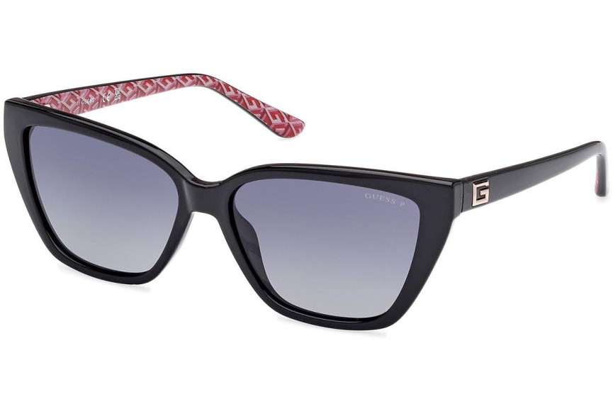 Sunčane naočale Guess GU7919 01D Polarized Cat Eye Crni