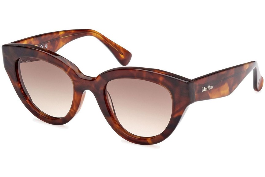 Sunčane naočale Max Mara Glimpse1 MM0077 53F Cat Eye Havana