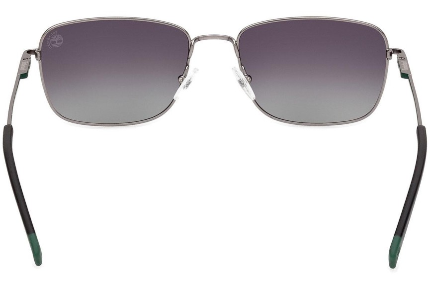 Sunčane naočale Timberland TB9338 09D Polarized Pravokutan Sivi