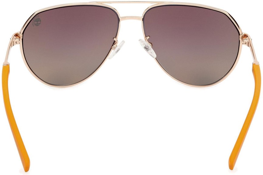 Sunčane naočale Timberland TB9340-H 32D Polarized Pilotski Zlatni