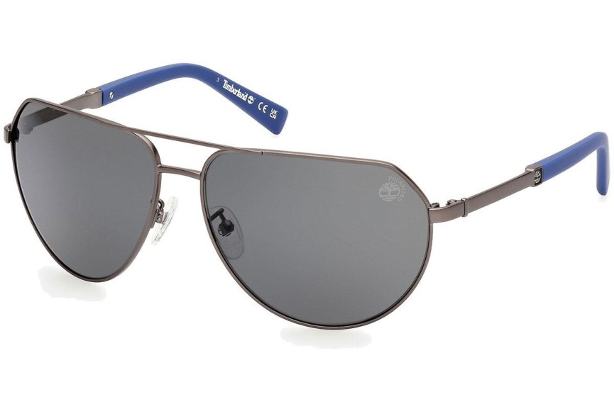 Sunčane naočale Timberland TB9340-H 07D Polarized Pilotski Smeđi