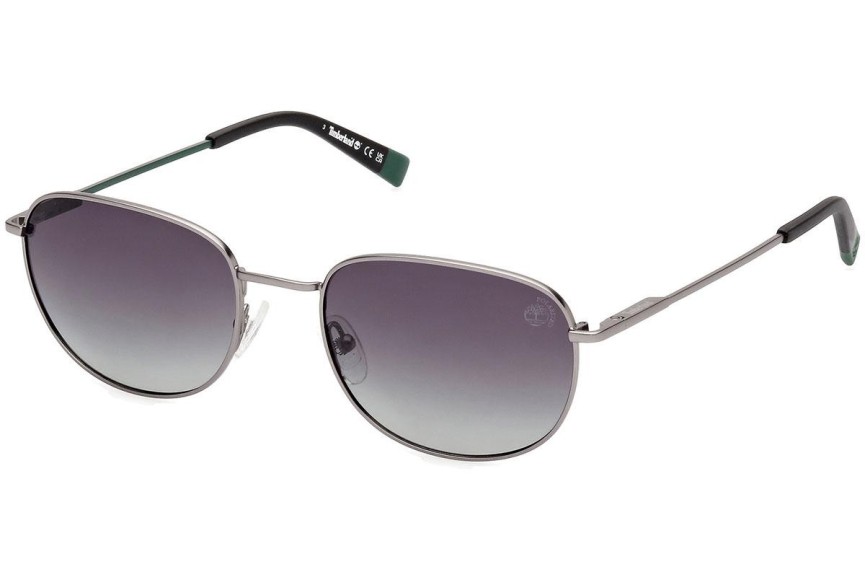 Sunčane naočale Timberland TB9339 09D Polarized Ovalni Sivi