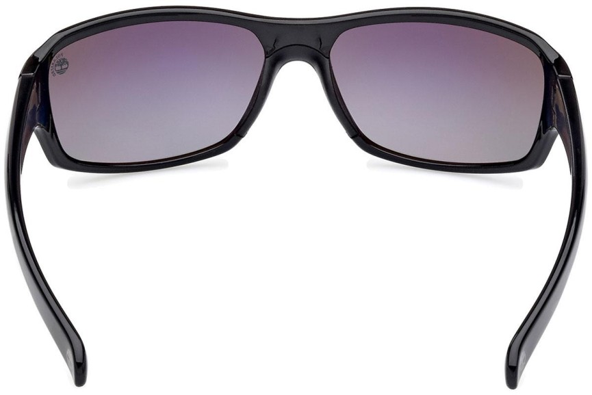 Sunčane naočale Timberland TB9332 01D Polarized Kvadratni Crni