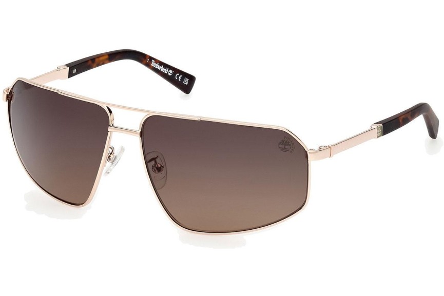 Sunčane naočale Timberland TB9341-H 32H Polarized Pilotski Zlatni