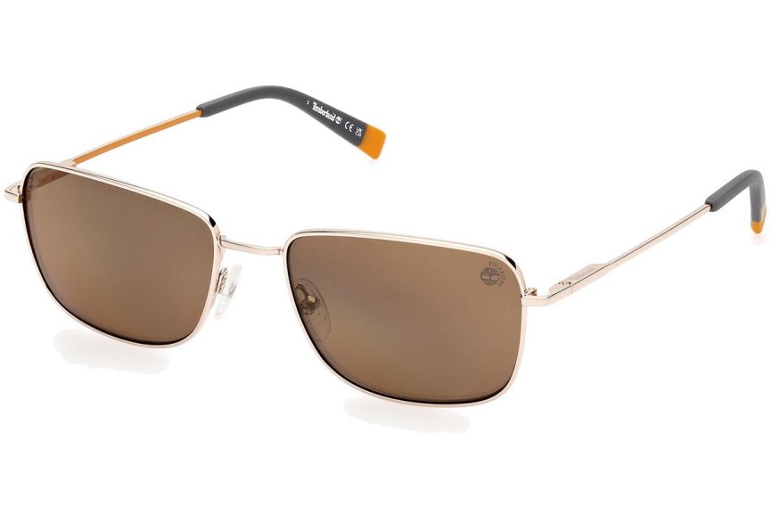 Sunčane naočale Timberland TB9338 32H Polarized Pravokutan Zlatni