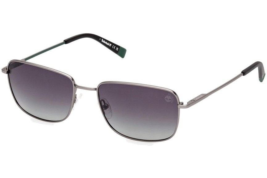 Sunčane naočale Timberland TB9338 09D Polarized Pravokutan Sivi