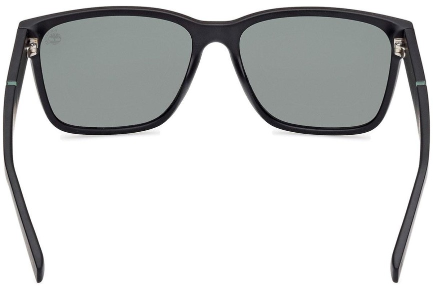 Sunčane naočale Timberland TB9335-H 02R Polarized Kvadratni Crni