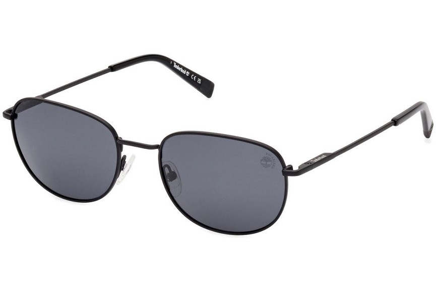 Sunčane naočale Timberland TB9339 02D Polarized Ovalni Crni