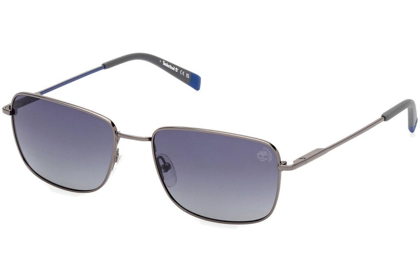 Sunčane naočale Timberland TB9338 08D Polarized Pravokutan Sivi