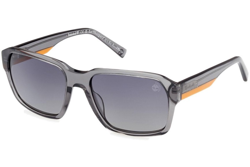 Sunčane naočale Timberland TB9343 20D Polarized Kvadratni Sivi